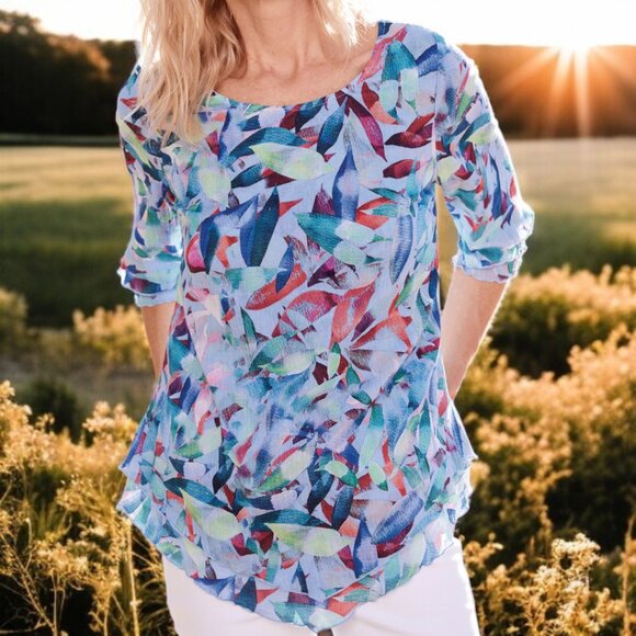 Soft Surroundings Siesta Key Layered Tunic NWT - Picture 1 of 11